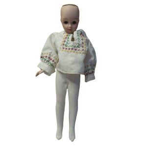 13" Vintage Full Porcelain Doll - No Hair - Jessica Arim 122